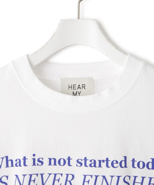 ADAM ET ROPE'(アダムエロペ)の「【HEAR MY NAME(ヒア マイネーム)】SS TEE(Tシャツ/カットソー・レディース・ブラック/ホワイト・FREE)」の13枚目の写真