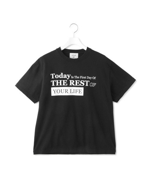 ADAM ET ROPE'(アダムエロペ)の「【HEAR MY NAME(ヒア マイネーム)】SS TEE(Tシャツ/カットソー・レディース・ブラック/ホワイト・FREE)」の20枚目の写真