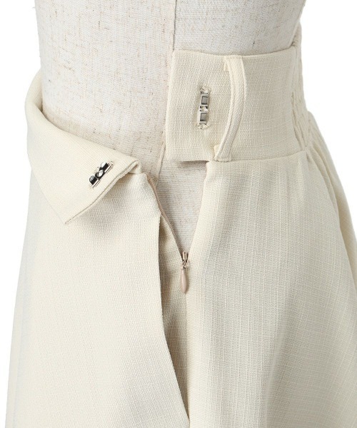 an another angelus（アンアナザーアンジェラス）の「ダブルカラーベルトフレアースカート【セットアップ可能】（スカート・レディース・ネイビー/アイボリー・FREE）」の17枚目の写真