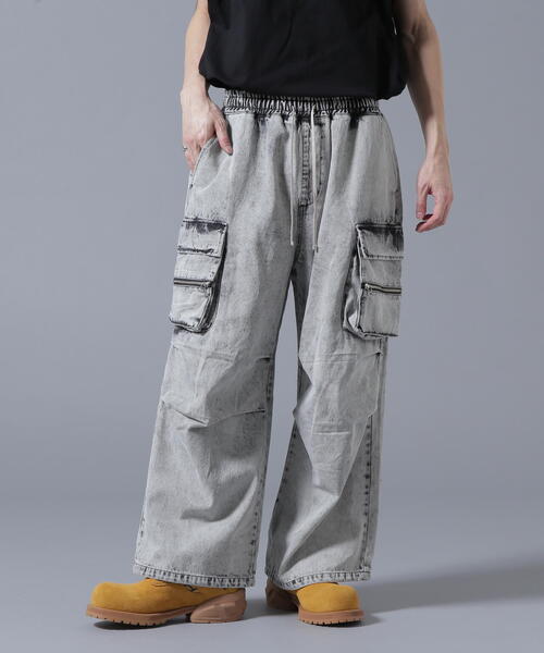 DANKE SCHON(ダンケシェーン)の「【WEB&DEPOT限定】DankeSchon/ダンケシェーン/DENIM WPOCKET CARGO(その他パンツ・レディース・ブラック/グレー・XL/L/M/S)」の21枚目の写真