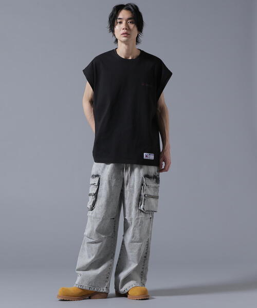 DANKE SCHON(ダンケシェーン)の「【WEB&DEPOT限定】DankeSchon/ダンケシェーン/DENIM WPOCKET CARGO(その他パンツ・レディース・ブラック/グレー・XL/L/M/S)」の22枚目の写真