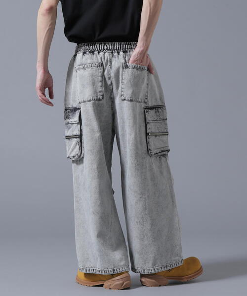 DANKE SCHON(ダンケシェーン)の「【WEB&DEPOT限定】DankeSchon/ダンケシェーン/DENIM WPOCKET CARGO(その他パンツ・レディース・ブラック/グレー・XL/L/M/S)」の16枚目の写真