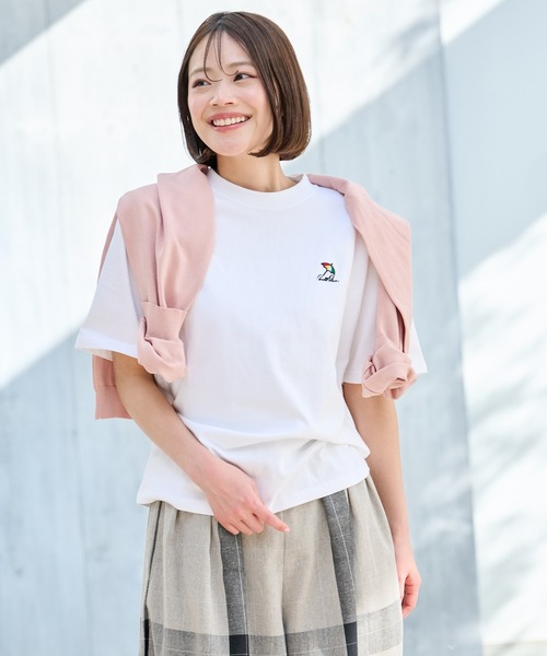 Arnold Palmer（アーノルドパーマー）の「ヘビーウエイト 天竺 シェア 半袖 Tシャツ（Tシャツ/カットソー・レディース・イエロー/ホワイト/モスグリーン/ブラック・XS/M/LL/S/L）」の2枚目の写真