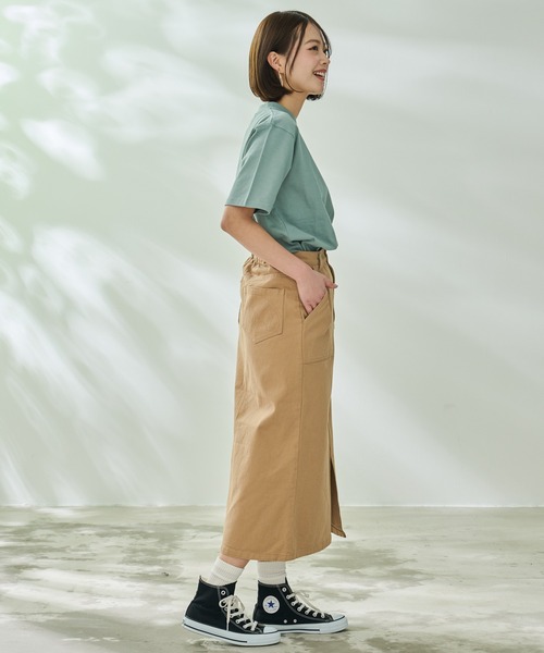 Arnold Palmer（アーノルドパーマー）の「ヘビーウエイト 天竺 シェア 半袖 Tシャツ（Tシャツ/カットソー・レディース・イエロー/ホワイト/モスグリーン/ブラック・XS/M/LL/S/L）」の21枚目の写真