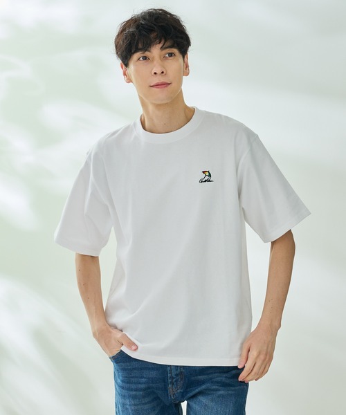 Arnold Palmer（アーノルドパーマー）の「ヘビーウエイト 天竺 シェア 半袖 Tシャツ（Tシャツ/カットソー・レディース・イエロー/ホワイト/モスグリーン/ブラック・XS/M/LL/S/L）」の6枚目の写真