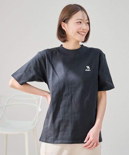 Arnold Palmer（アーノルドパーマー）の「ヘビーウエイト 天竺 シェア 半袖 Tシャツ（Tシャツ/カットソー・レディース・イエロー/ホワイト/モスグリーン/ブラック・XS/M/LL/S/L）」の14枚目の写真