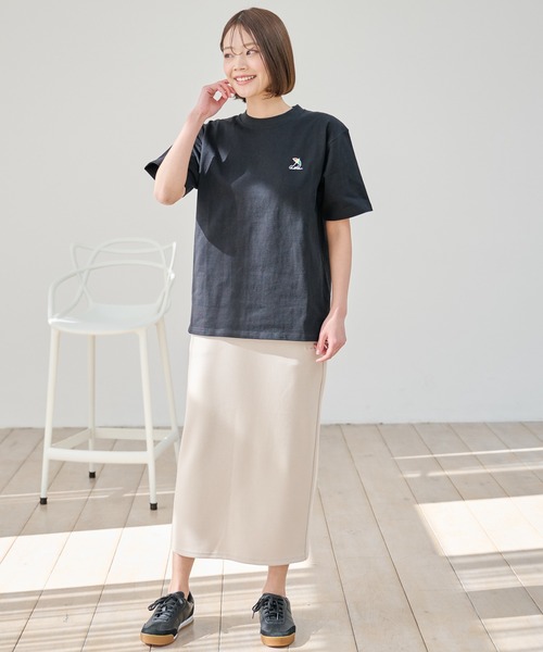 Arnold Palmer（アーノルドパーマー）の「ヘビーウエイト 天竺 シェア 半袖 Tシャツ（Tシャツ/カットソー・レディース・イエロー/ホワイト/モスグリーン/ブラック・XS/M/LL/S/L）」の15枚目の写真