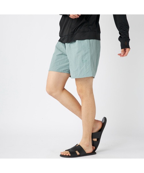 Reebok（リーボック）の「Reebok リーボック ナイロンショーツ 水陸両用 ブランド ロゴ 軽量 スポーツパンツ アウトドア ナイロンパンツ（その他パンツ・メンズ・ライトカーキ/ライム/ネイビー/ベージュ/ブラック/チャコールグレー・M/L/LL）」の5枚目の写真