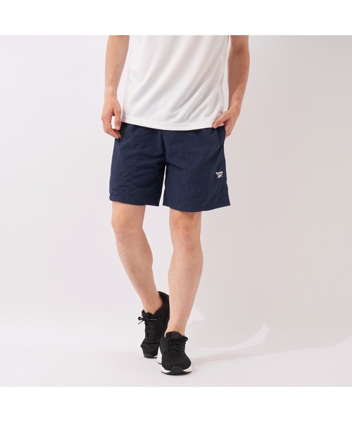 Reebok（リーボック）の「Reebok リーボック ナイロンショーツ 水陸両用 ブランド ロゴ 軽量 スポーツパンツ アウトドア ナイロンパンツ（その他パンツ・メンズ・ライトカーキ/ライム/ネイビー/ベージュ/ブラック/チャコールグレー・M/L/LL）」の6枚目の写真