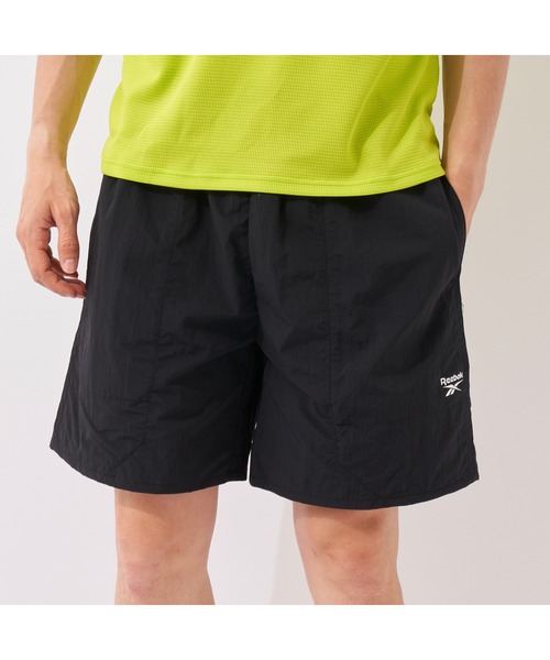 Reebok（リーボック）の「Reebok リーボック ナイロンショーツ 水陸両用 ブランド ロゴ 軽量 スポーツパンツ アウトドア ナイロンパンツ（その他パンツ・メンズ・ライトカーキ/ライム/ネイビー/ベージュ/ブラック/チャコールグレー・M/L/LL）」の9枚目の写真