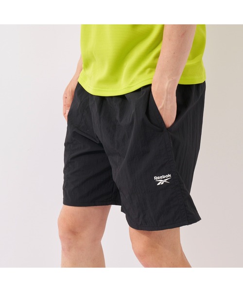 Reebok（リーボック）の「Reebok リーボック ナイロンショーツ 水陸両用 ブランド ロゴ 軽量 スポーツパンツ アウトドア ナイロンパンツ（その他パンツ・メンズ・ライトカーキ/ライム/ネイビー/ベージュ/ブラック/チャコールグレー・M/L/LL）」の10枚目の写真