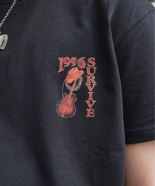 Noen(ノエン)の「96 SURVIVE TOUR T-SHIRT(Tシャツ/カットソー・メンズ・ブラック・MEDIUM/LARGE/X-LARGE)」の6枚目の写真