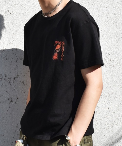 Noen(ノエン)の「96 SURVIVE TOUR T-SHIRT(Tシャツ/カットソー・メンズ・ブラック・MEDIUM/LARGE/X-LARGE)」の4枚目の写真