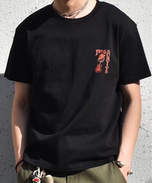 Noen(ノエン)の「96 SURVIVE TOUR T-SHIRT(Tシャツ/カットソー・メンズ・ブラック・MEDIUM/LARGE/X-LARGE)」の2枚目の写真