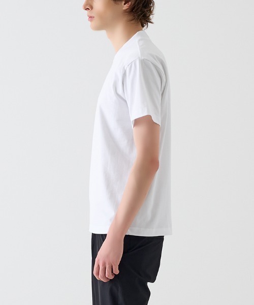 BODY WILD(ボディーワイルド)の「BODY WILD/ボディワイルド Tシャツ ジャケットプラス 後ろ襟高め設計(Tシャツ/カットソー・メンズ・ホワイト/ブラック/ブラウン系その他・MEDIUM/SMALL/LARGE/X-LARGE)」の5枚目の写真