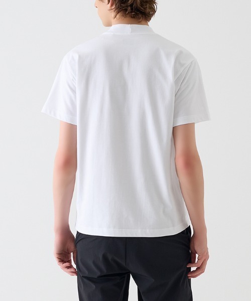 BODY WILD(ボディーワイルド)の「BODY WILD/ボディワイルド Tシャツ ジャケットプラス 後ろ襟高め設計(Tシャツ/カットソー・メンズ・ホワイト/ブラック/ブラウン系その他・MEDIUM/SMALL/LARGE/X-LARGE)」の6枚目の写真