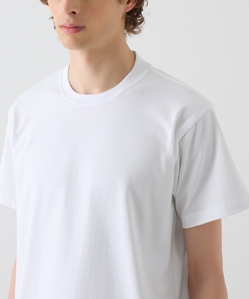 BODY WILD(ボディーワイルド)の「BODY WILD/ボディワイルド Tシャツ ジャケットプラス 後ろ襟高め設計(Tシャツ/カットソー・メンズ・ホワイト/ブラック/ブラウン系その他・MEDIUM/SMALL/LARGE/X-LARGE)」の7枚目の写真
