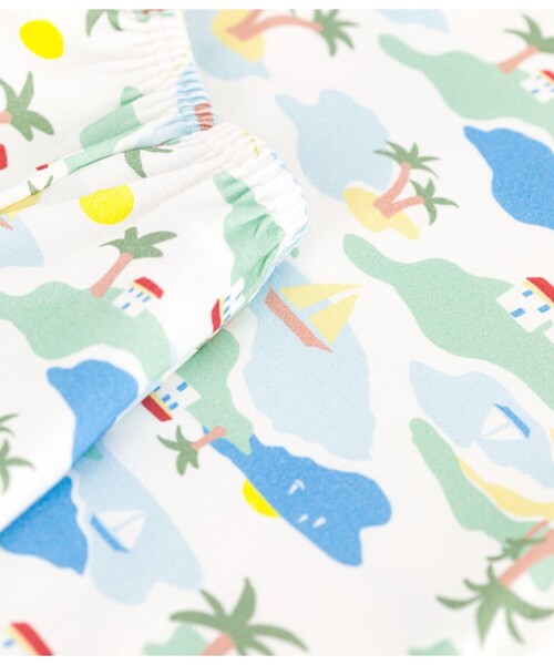 PETIT BATEAU(プチバトー)の「半袖パジャマ(ルームウェア/パジャマ・キッズ・ホワイト系その他・2YEAR/3YEAR/4YEAR/5YEAR)」の4枚目の写真