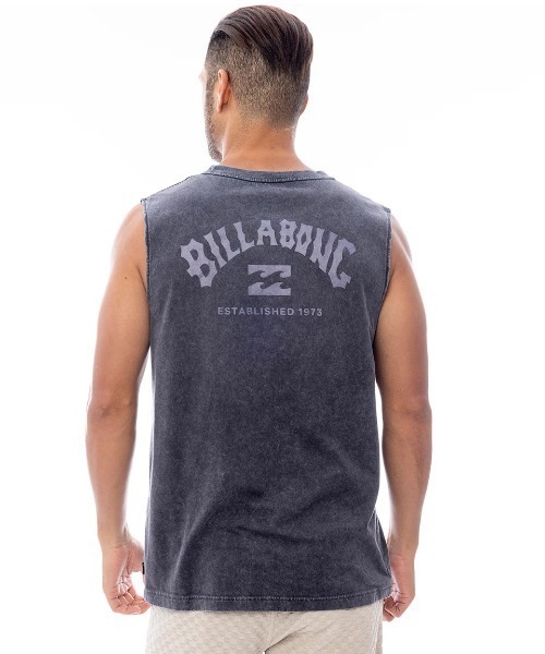 BILLABONG（ビラボン）の「BILLABONG メンズ ARCH FILL タンクトップ 【2025年春夏モデル】/ビラボンロゴバックプリントタンクトップ（タンクトップ・メンズ・ホワイト/パープル系その他/ブラック・MEDIUM/LARGE）」の7枚目の写真