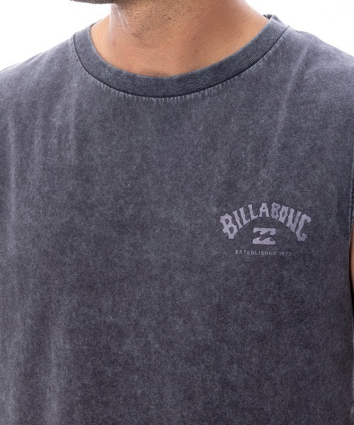 BILLABONG（ビラボン）の「BILLABONG メンズ ARCH FILL タンクトップ 【2025年春夏モデル】/ビラボンロゴバックプリントタンクトップ（タンクトップ・メンズ・ホワイト/パープル系その他/ブラック・MEDIUM/LARGE）」の5枚目の写真