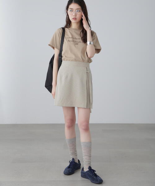 FREE'S MART（フリーズマート）の「◆シンプルロゴTシャツ（Tシャツ/カットソー・レディース・ベージュ/ホワイト/ホワイト系その他/グレー・FREE）」の15枚目の写真