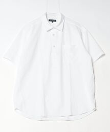 TRANS CONTINENTS【軽量/ストレッチ】清涼シアサッカーストレッチ 上品ポロシャツ ホワイト/ベージュ/グリーン/ネイビー