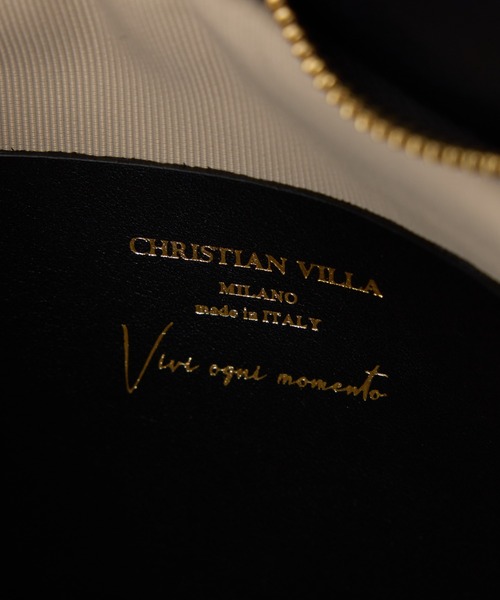 CHRISTIAN VILLA（クリスチャンヴィラ）の「CHRISTIAN VILLA/ワンハンドルバッグ（ショルダーバッグ・レディース・ブラック・FREE）」の14枚目の写真