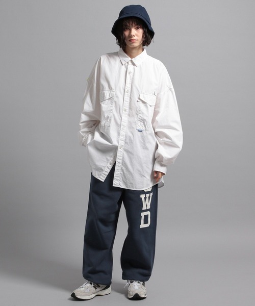 GEORGE'S（ジョージズ）の「フィッシングシャツ（シャツ/ブラウス・メンズ・ホワイト/ブラック/ライトパープル・MEDIUM/LARGE）」の5枚目の写真