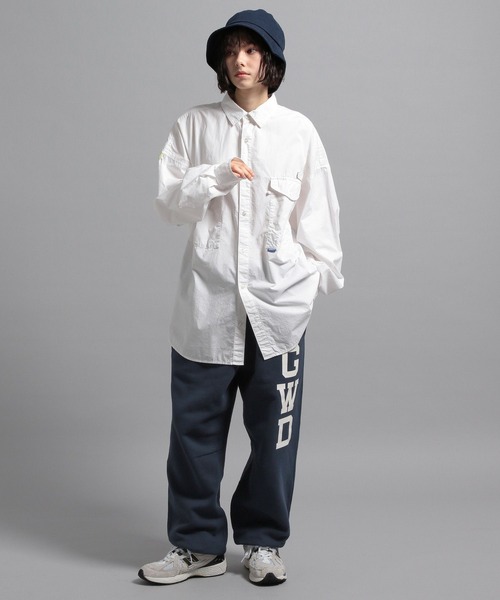 GEORGE'S（ジョージズ）の「フィッシングシャツ（シャツ/ブラウス・メンズ・ホワイト/ブラック/ライトパープル・MEDIUM/LARGE）」の6枚目の写真