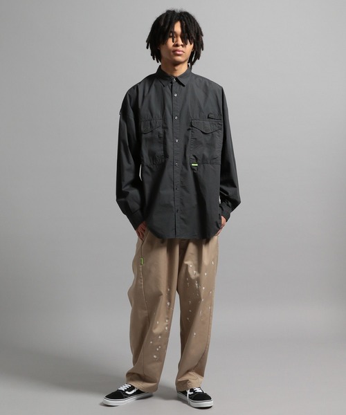 GEORGE'S（ジョージズ）の「フィッシングシャツ（シャツ/ブラウス・メンズ・ホワイト/ブラック/ライトパープル・MEDIUM/LARGE）」の10枚目の写真