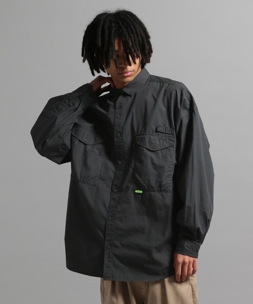 GEORGE'S（ジョージズ）の「フィッシングシャツ（シャツ/ブラウス・メンズ・ホワイト/ブラック/ライトパープル・MEDIUM/LARGE）」の13枚目の写真