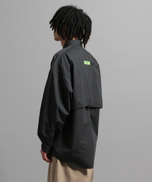 GEORGE'S（ジョージズ）の「フィッシングシャツ（シャツ/ブラウス・メンズ・ホワイト/ブラック/ライトパープル・MEDIUM/LARGE）」の15枚目の写真