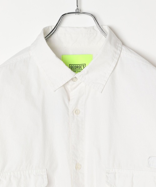 GEORGE'S（ジョージズ）の「フィッシングシャツ（シャツ/ブラウス・メンズ・ホワイト/ブラック/ライトパープル・MEDIUM/LARGE）」の18枚目の写真