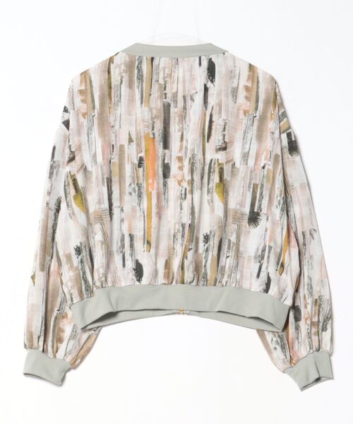 Q（キュー）の「ニュアンスカラーブルゾン（ブルゾン・レディース・グリーン系その他/ベージュ系その他・MEDIUM）」の8枚目の写真