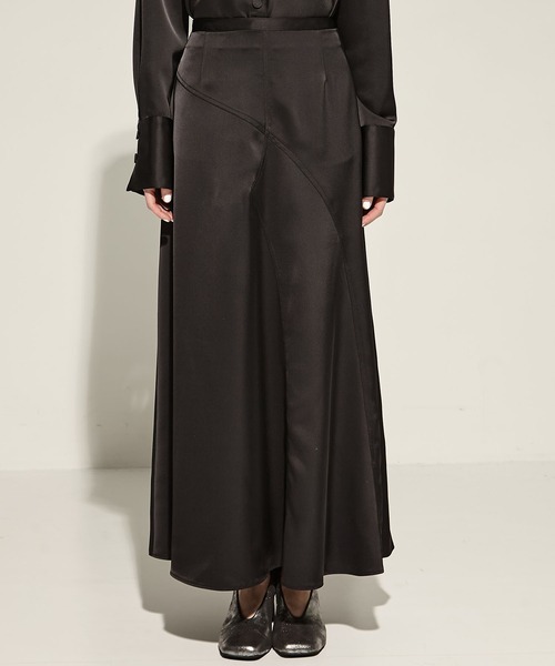 セール】【STUDIOUS/ステュディオス】Stretch Satin Skirt