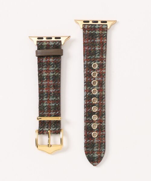 CERCA(チェルカ)の「LUON / Apple Watch Band / ツイード チェック アップルウォッチ バンド(デジタル腕時計・レディース・レッド/ブルー/ブラウン系2/ブラウン系1/グリーン/ピンク/ブラウン系3/ライトピンク・B/A)」の1枚目の写真