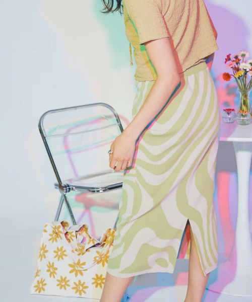 Siblings（シブリングス）の「Long Skirt（スカート・レディース・レインボー/ネイビー/グリーン・LARGE/SMALL）」の6枚目の写真