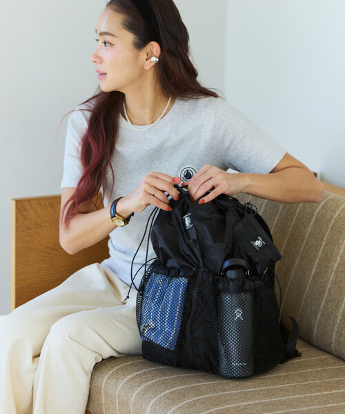 COBMASTER（コブマスター）の「Cobmaster × FREAK'S STORE/コブマスター × フリークスストア 別注 CORDURA RIP_FLAT POUCH コーデュラ リップ フラットポーチ（ポーチ・メンズ・ブラック/サックスブルー/パープル/イエロー/ホワイト/ピンク/グレー/ベージュ/ラベンダー/チャコールグレー・ONE SIZE）」の17枚目の写真