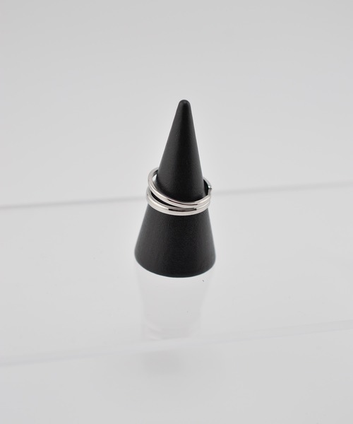 BROTHERHOOD（ブラザーフッド）の「【earyear】Twin Line Open design peti Volume Ring（リング・レディース・シルバー/ゴールド・SMALL/MEDIUM/LARGE）」の9枚目の写真