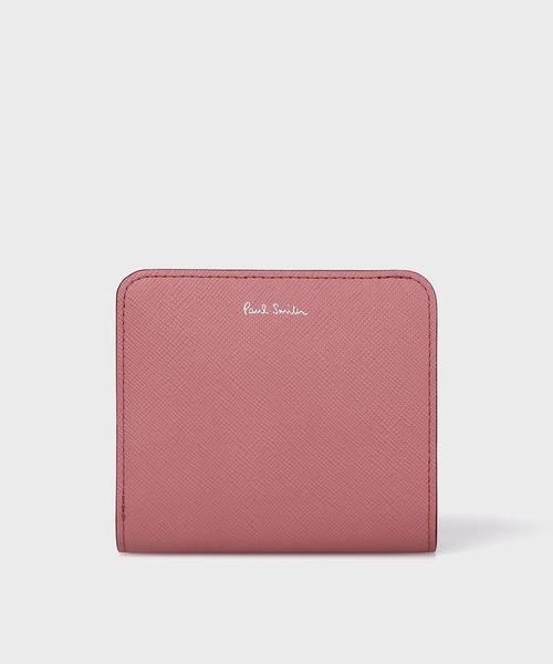 Paul Smith(ポールスミス)の「スワールプラー 2つ折り財布 / 555407 W792(財布・レディース・グレイッシュベージュ/ブラック/ピンク・FREE)」の3枚目の写真