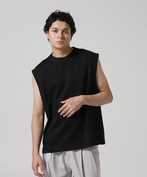 Toironier（トワロニエ）の「Toironier/トワロニエ/Sleeveless-T（タンクトップ・メンズ・ブラック/ホワイト・1/2）」の9枚目の写真