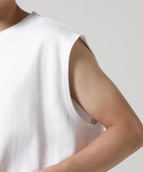 Toironier（トワロニエ）の「Toironier/トワロニエ/Sleeveless-T（タンクトップ・メンズ・ブラック/ホワイト・1/2）」の16枚目の写真