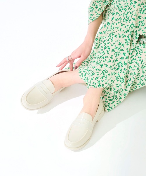 TEMPERATE（テンパレイト）の「TEMPERATE / テンパレイト LLOYD（レイン対応）（ローファー・レディース・グレー/ブラック/チョコ/アイボリー・36/37/38/39/40/41/42）」の2枚目の写真