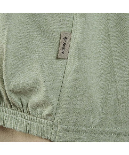 Foxfire(フォックスファイヤー)の「SCメランジスナップカーディ(Tシャツ/カットソー・レディース・ライトグリーン/アイボリー/ネイビー・S/M/L)」の7枚目の写真
