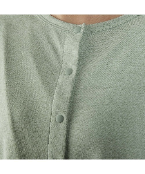 Foxfire(フォックスファイヤー)の「SCメランジスナップカーディ(Tシャツ/カットソー・レディース・ライトグリーン/アイボリー/ネイビー・S/M/L)」の8枚目の写真