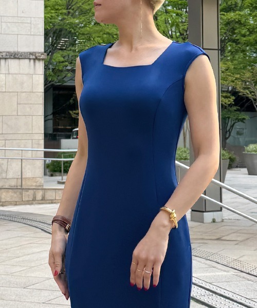 JENNE(ジェンヌ)の「マーメイドカットソーワンピース(ワンピース・レディース・ブルー/ネイビー/ブラック・LARGE/MEDIUM/SMALL)」の18枚目の写真