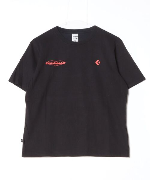CONVERSE（コンバース）の「コンバース  ハート PT S/S Tシャツ（Tシャツ/カットソー・レディース・グレー/ホワイト/ブラック・S/M/L）」の2枚目の写真