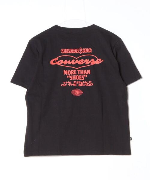 CONVERSE（コンバース）の「コンバース  ハート PT S/S Tシャツ（Tシャツ/カットソー・レディース・グレー/ホワイト/ブラック・S/M/L）」の4枚目の写真