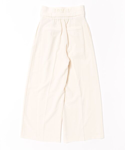 31 Sons de mode(トランテアン ソン ドゥ モード)の「2026SS新色 ベルト付きカラーワイドパンツ(その他パンツ・レディース・オフホワイト/ピンク/ライトグリーン/ライトグレー/アイボリー/イエロー/ブラック・36/38/S/M)」の8枚目の写真