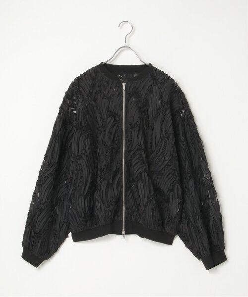 GeeRA｜ショート丈チュールブルゾン | Rakuten Fashion(楽天